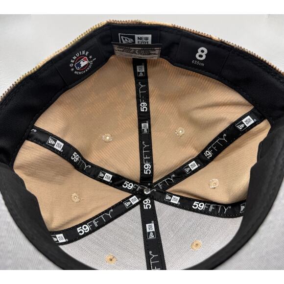 New York Yankees '08 All Star Game New Era 59FIFTY Camo Corduroy Fitted Hat Sz 8 - Picture 11 of 11